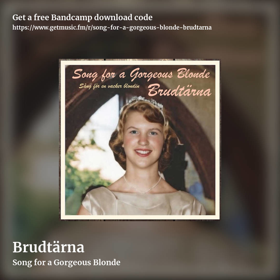 Brudtärna by Song for a Gorgeous Blonde, square promo share image