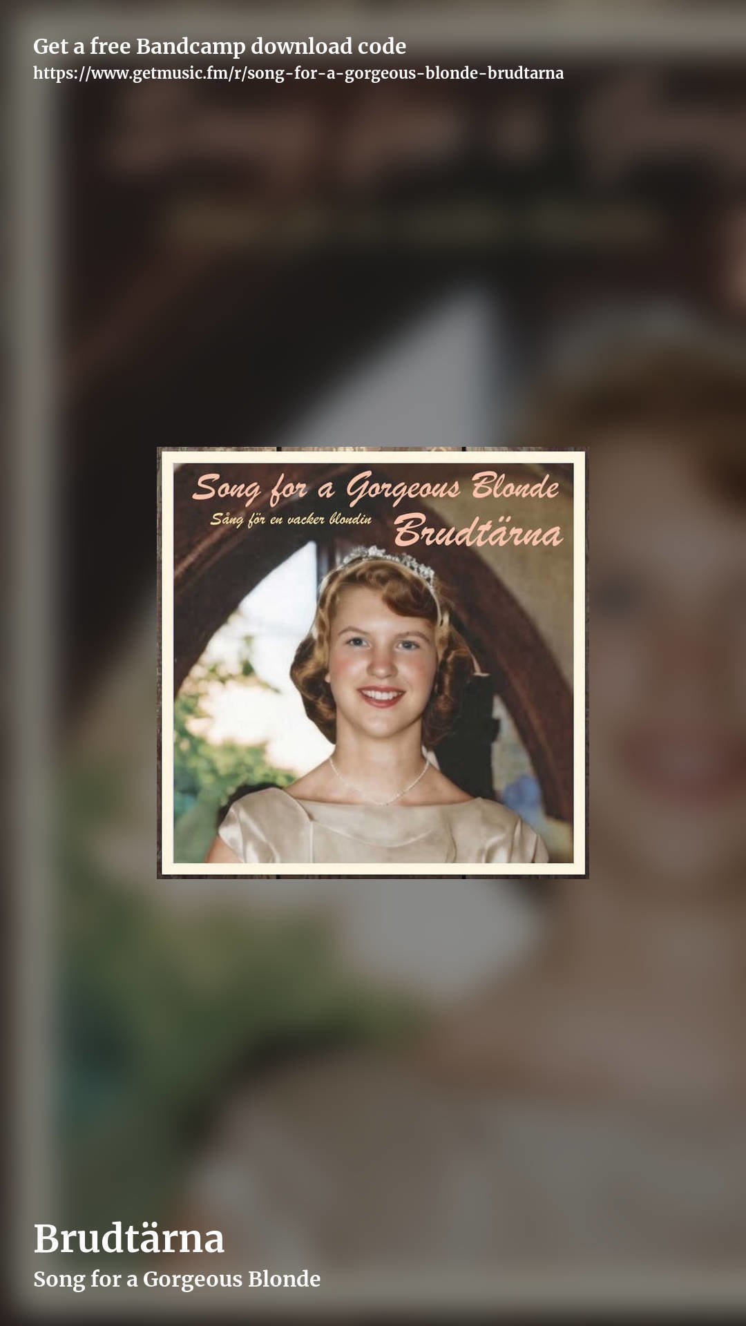 Brudtärna by Song for a Gorgeous Blonde, story promo share image