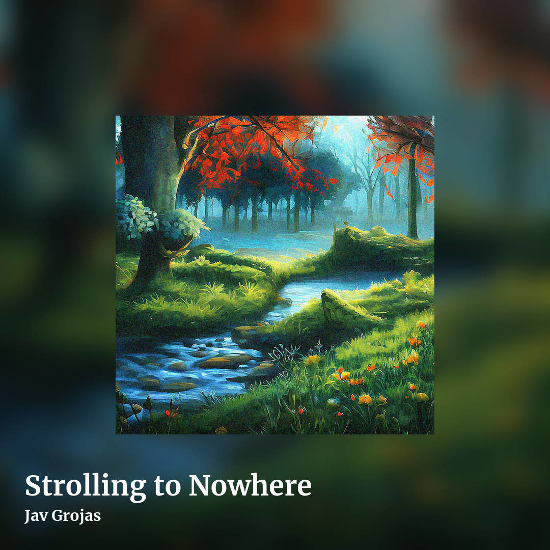 Strolling to Nowhere by Jav Grojas, square clean share image