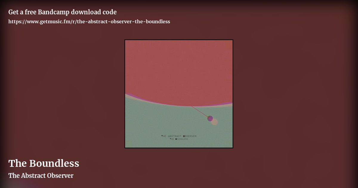 The Boundless by The Abstract Observer, landscape promo share image