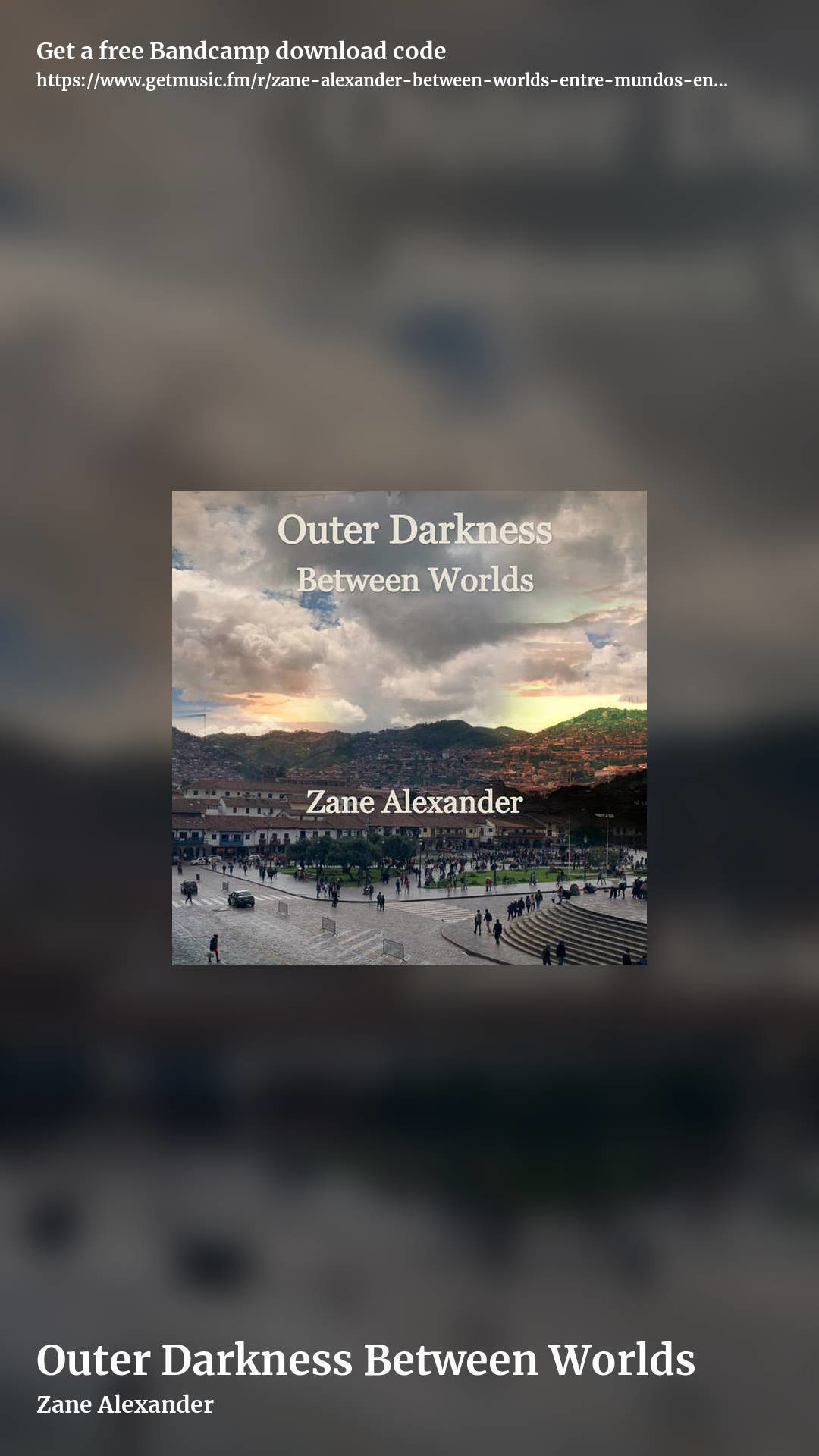 Outer Darkness Between Worlds by Zane Alexander, story promo share image