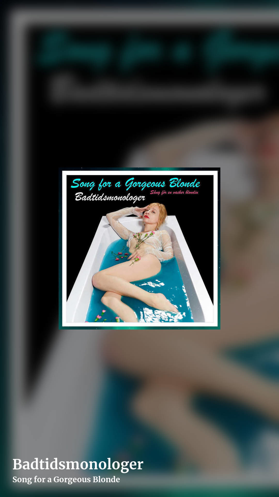 Badtidsmonologer by Song for a Gorgeous Blonde, story clean share image