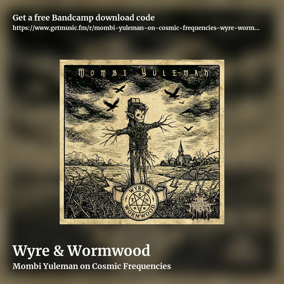Wyre & Wormwood by Mombi Yuleman on Cosmic Frequencies, square promo share image