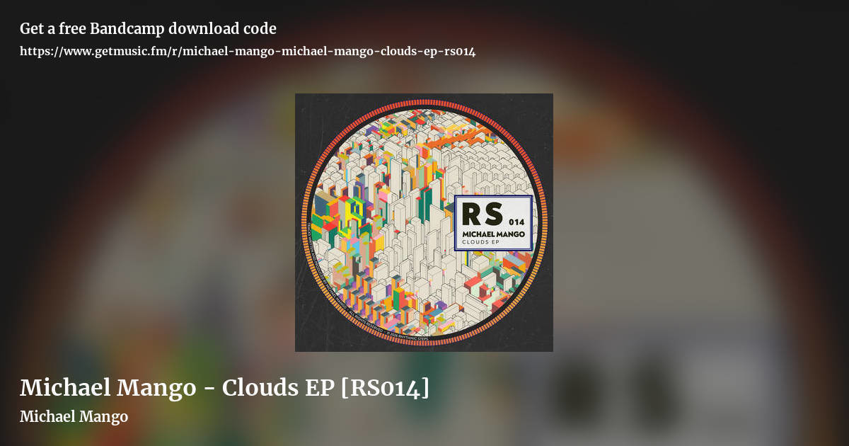 Michael Mango - Clouds EP [RS014] by Michael Mango , landscape promo share image