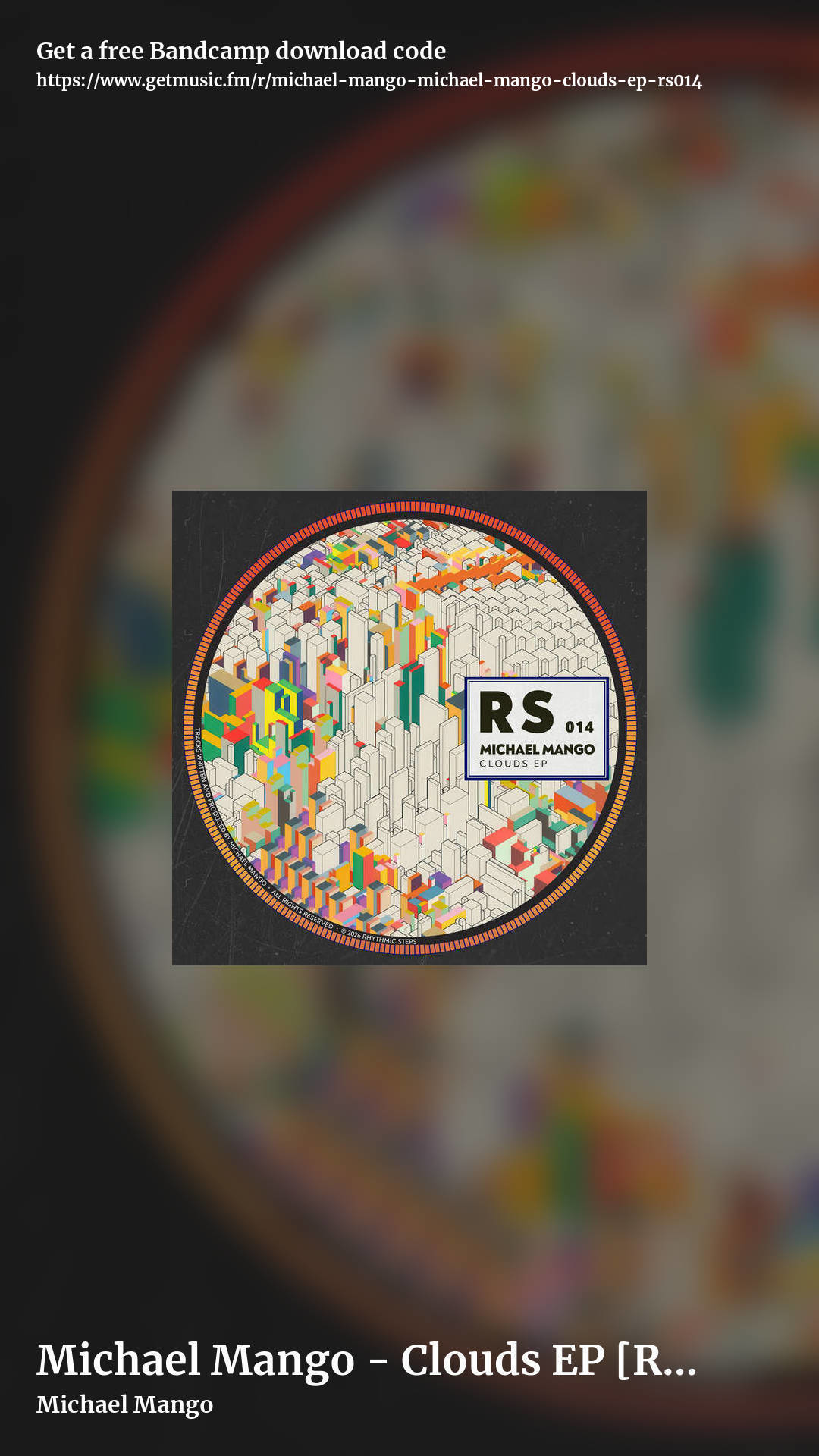 Michael Mango - Clouds EP [RS014] by Michael Mango , story promo share image