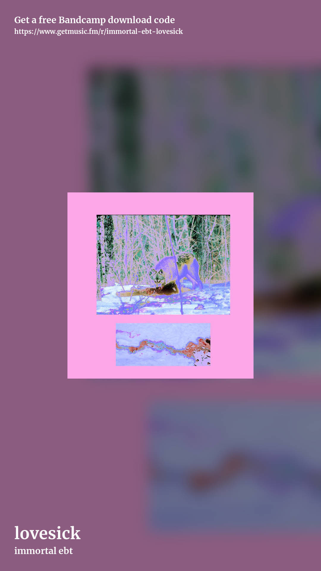 lovesick by immortal ebt, story promo share image