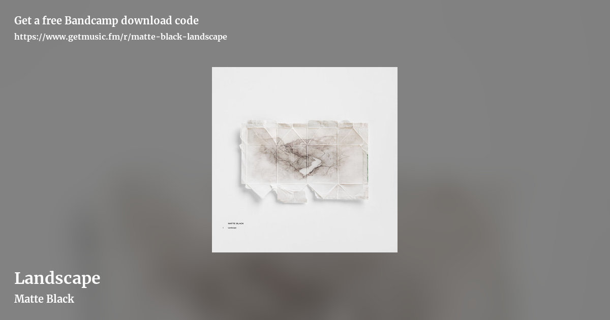 Landscape by Matte Black, landscape promo share image