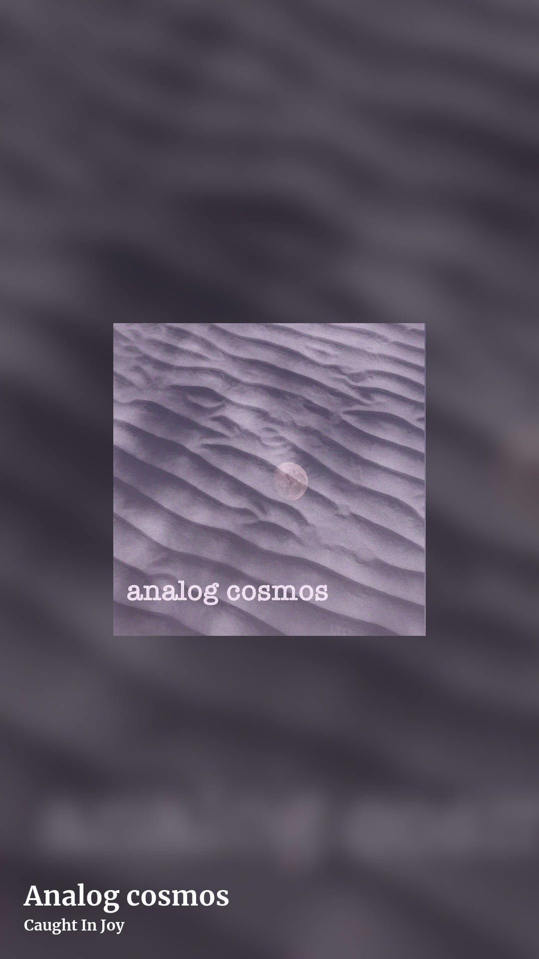 Analog cosmos by Caught In Joy, story clean share image