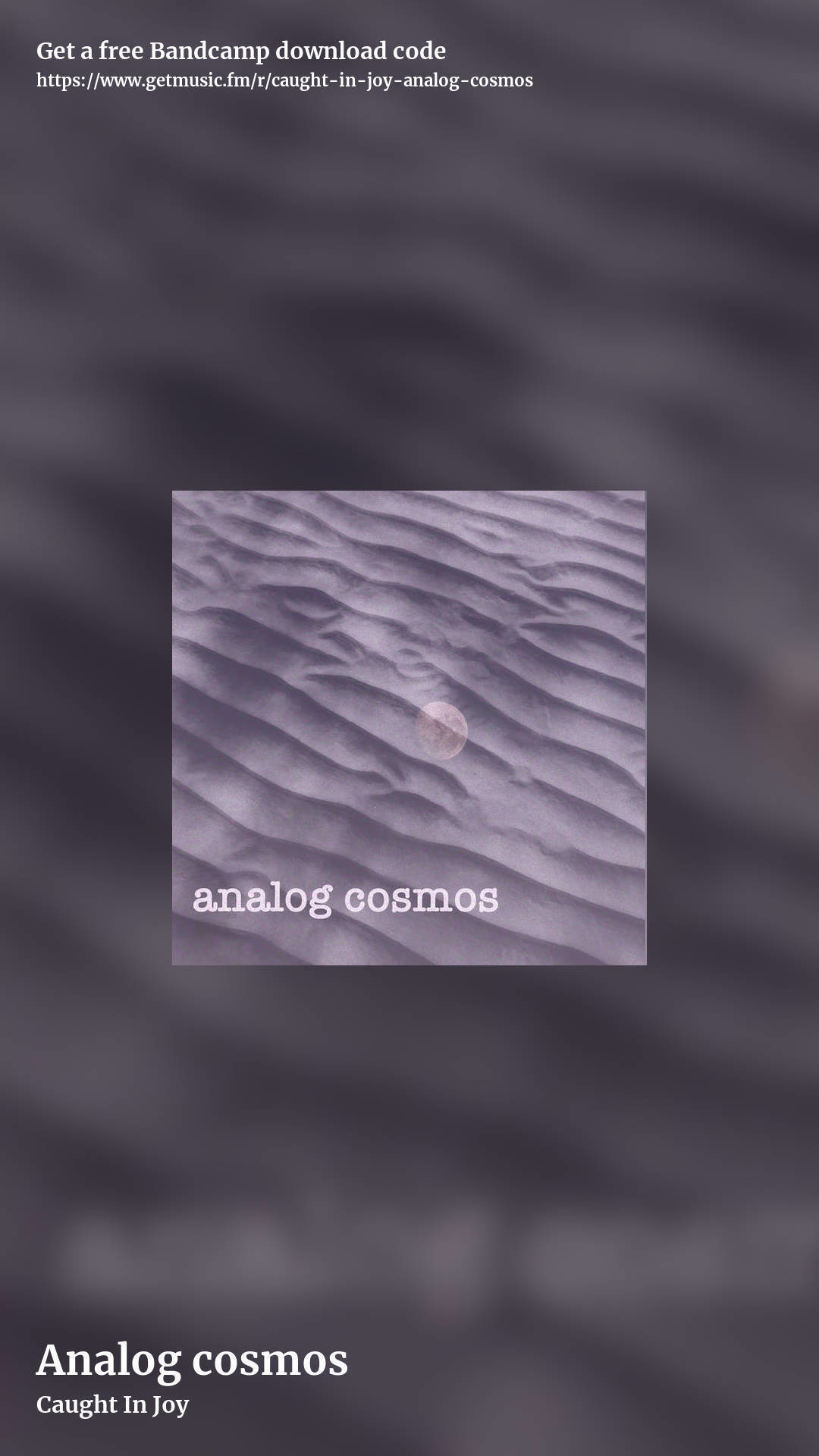 Analog cosmos by Caught In Joy, story promo share image