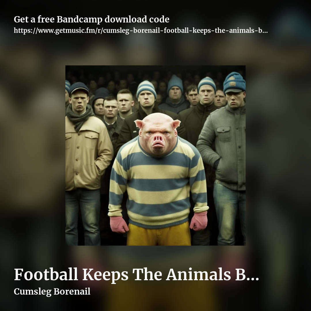 Football Keeps The Animals Busy by Cumsleg Borenail, square promo share image