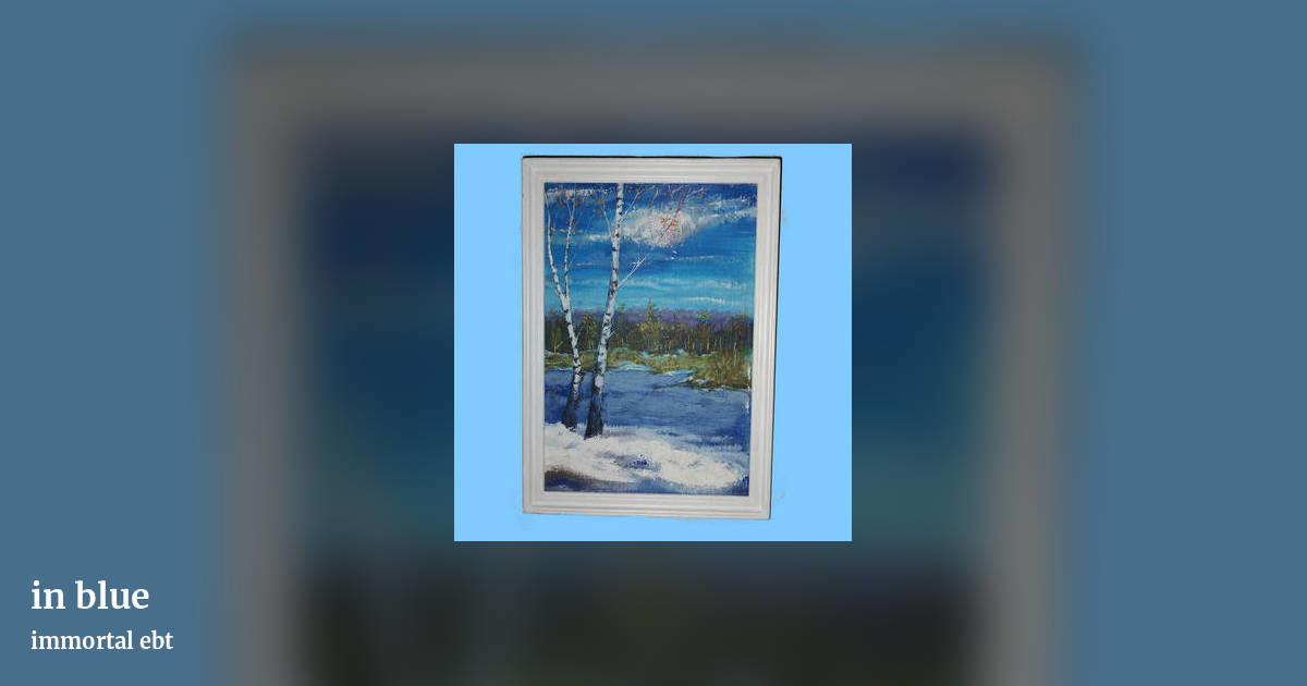 in blue by immortal ebt, landscape clean share image