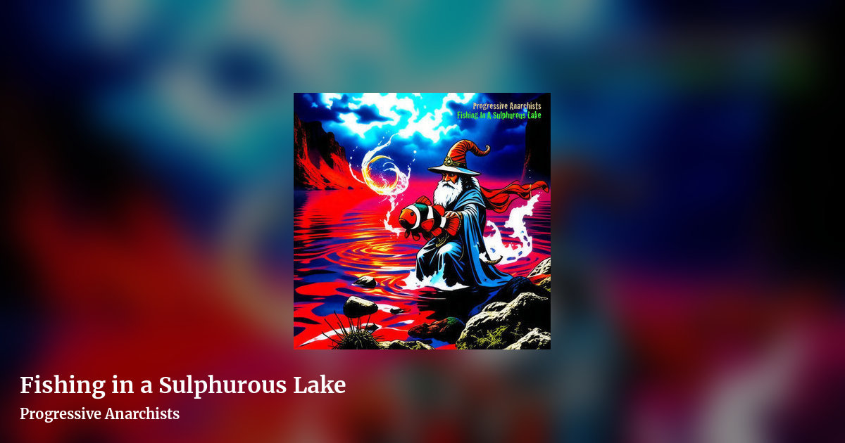 Fishing in a Sulphurous Lake by Progressive Anarchists, landscape clean share image