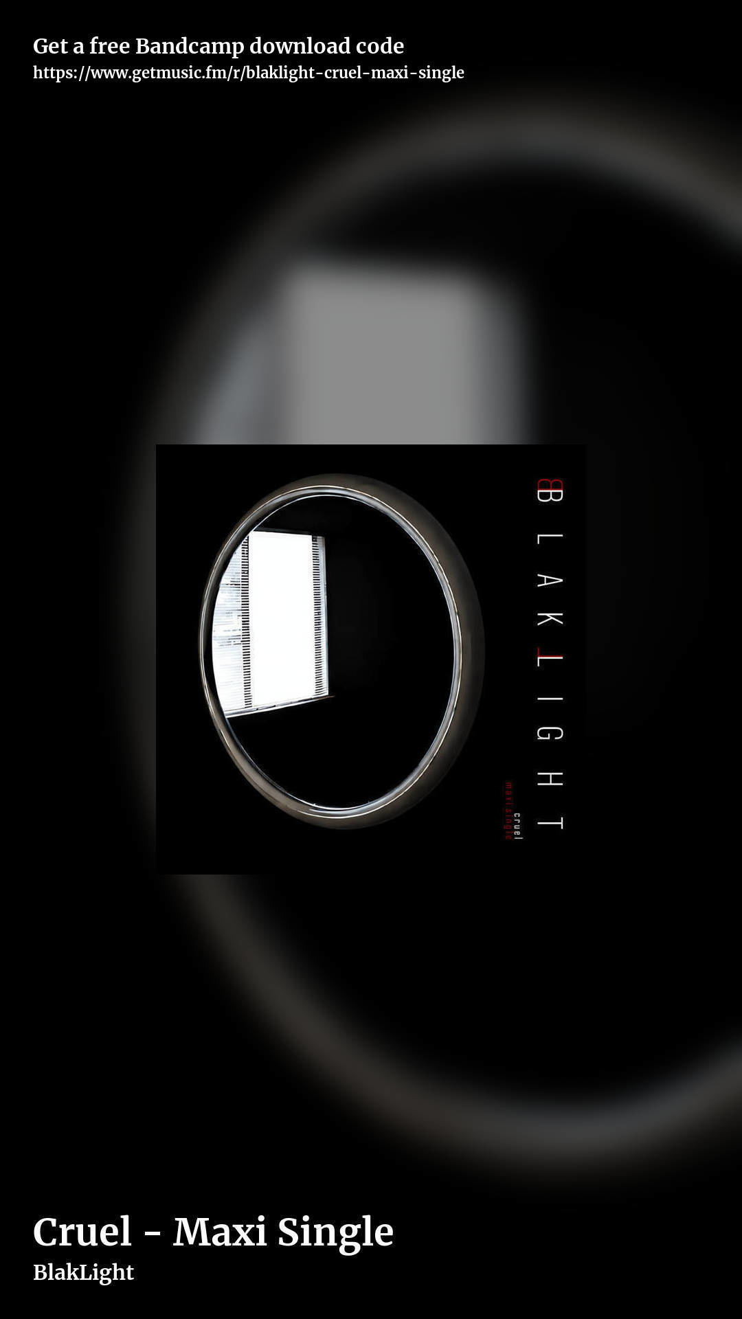 Cruel - Maxi Single by BlakLight, story promo share image