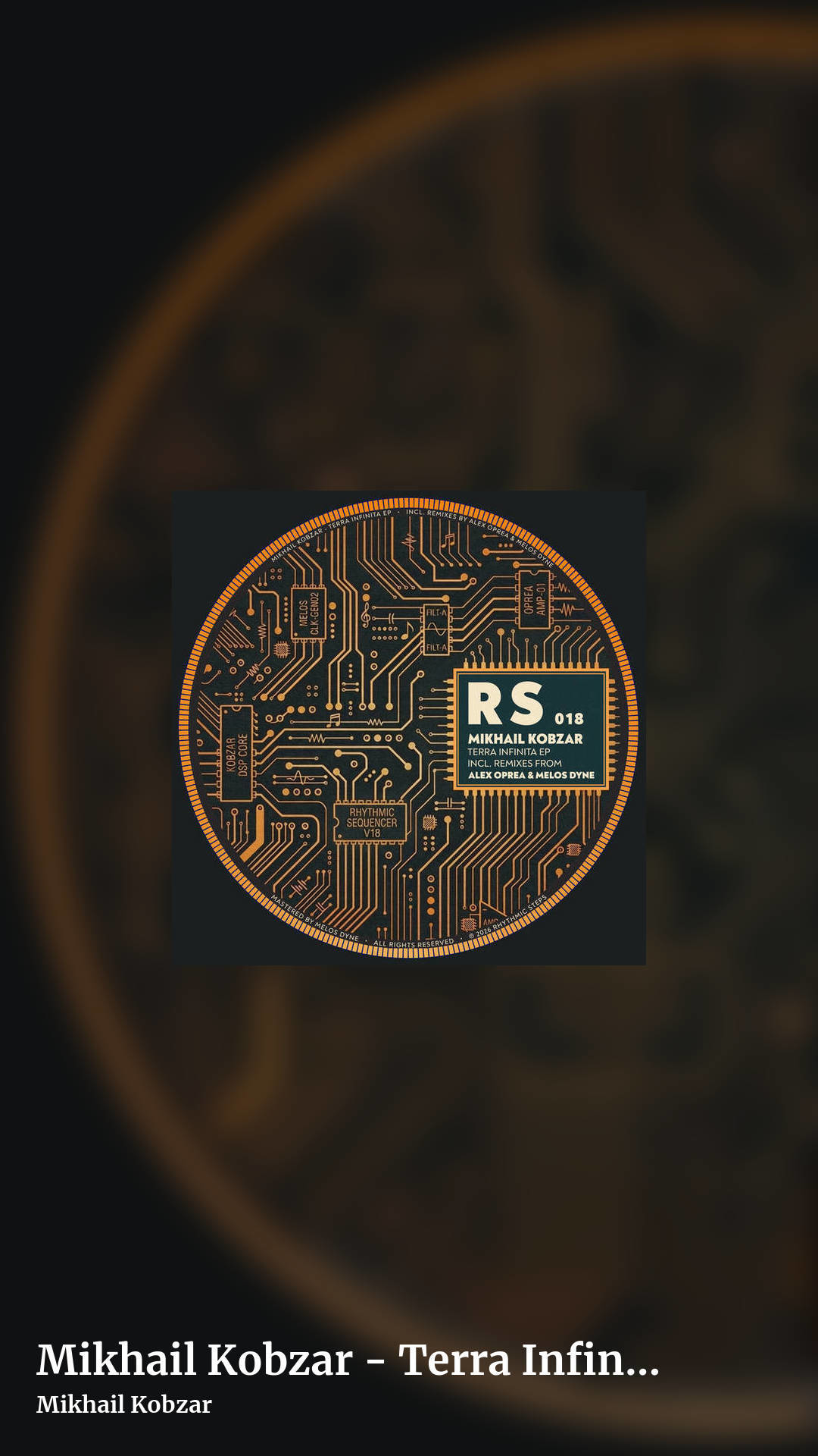 Mikhail Kobzar - Terra Infinita EP [RS018] by Mikhail Kobzar, story clean share image