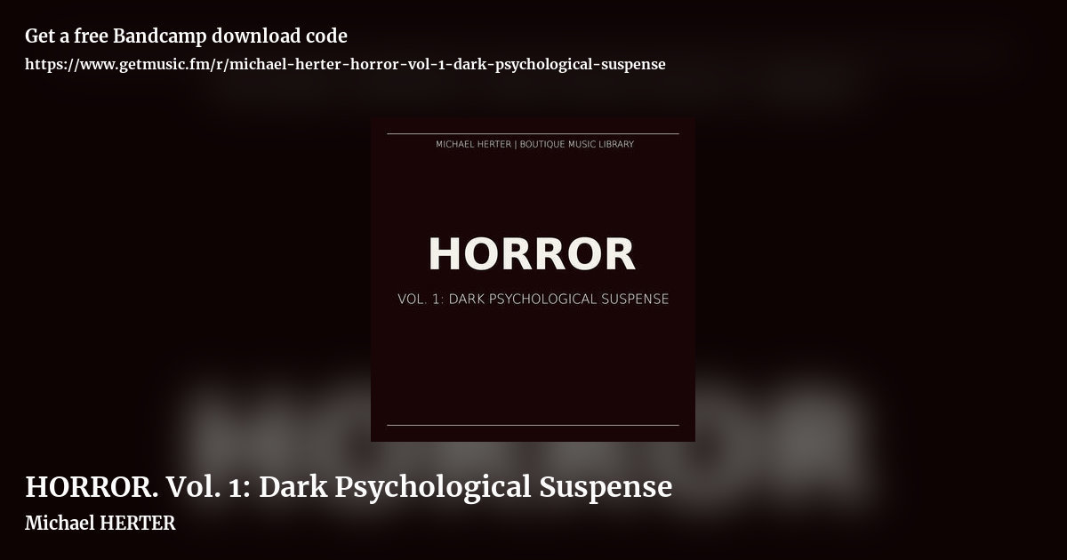 HORROR. Vol. 1: Dark Psychological Suspense by Michael HERTER, landscape promo share image