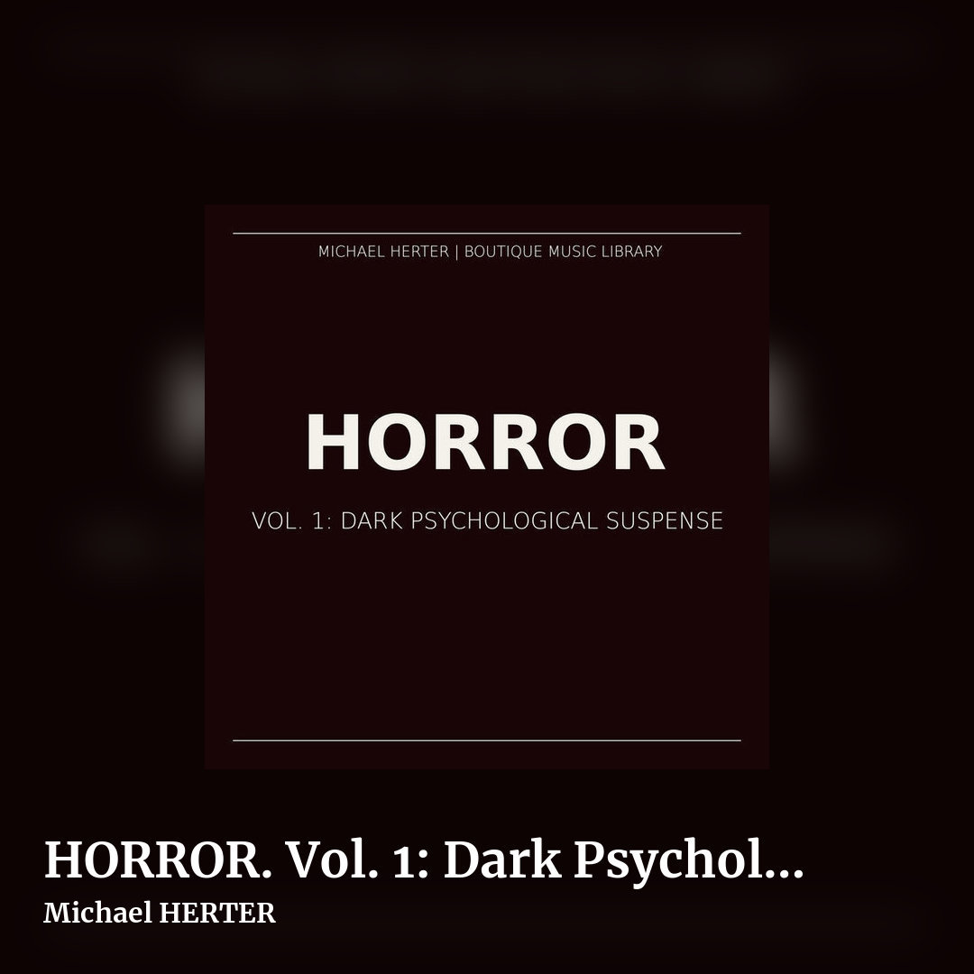 HORROR. Vol. 1: Dark Psychological Suspense by Michael HERTER, square clean share image