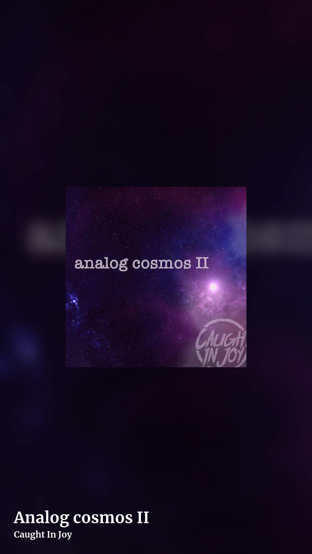 Analog cosmos II by Caught In Joy, story clean share image