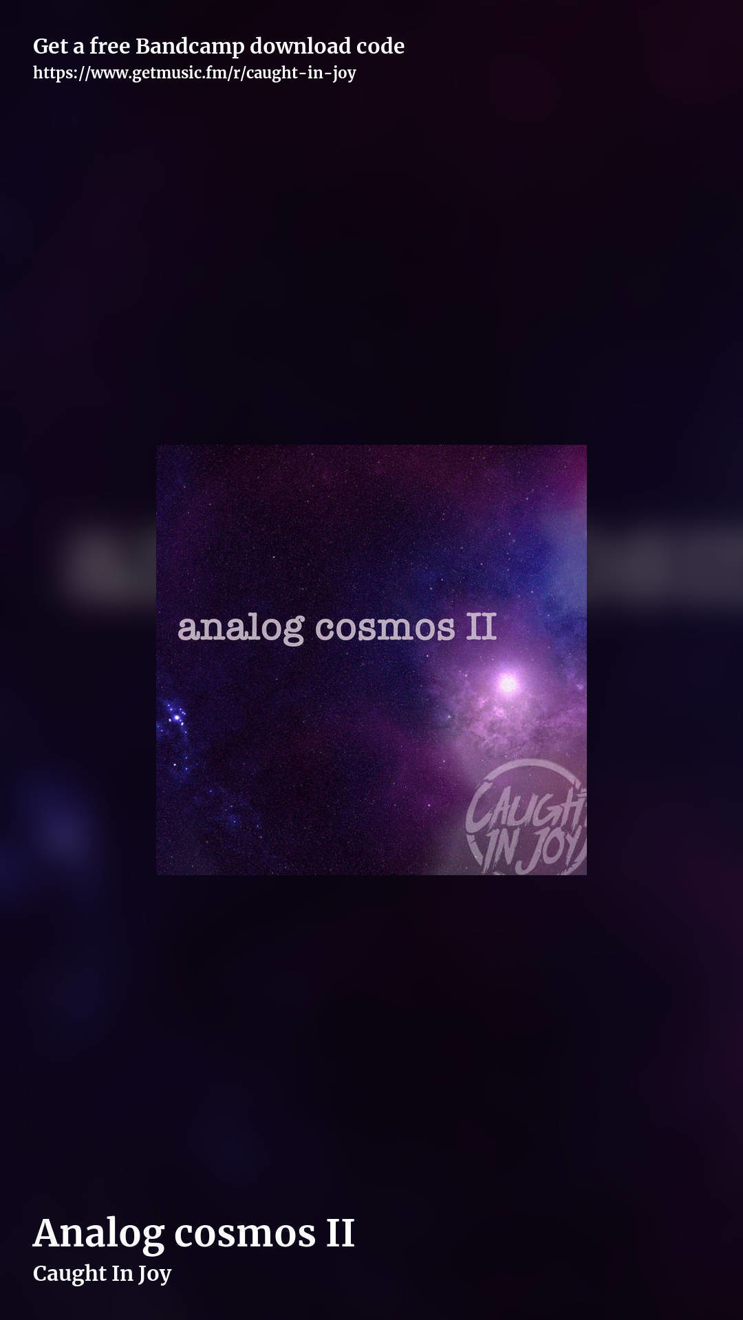 Analog cosmos II by Caught In Joy, story promo share image
