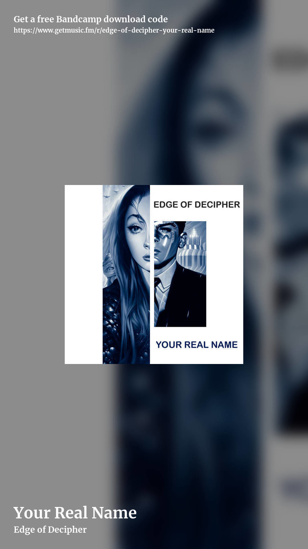 Your Real Name by Edge of Decipher, story promo share image