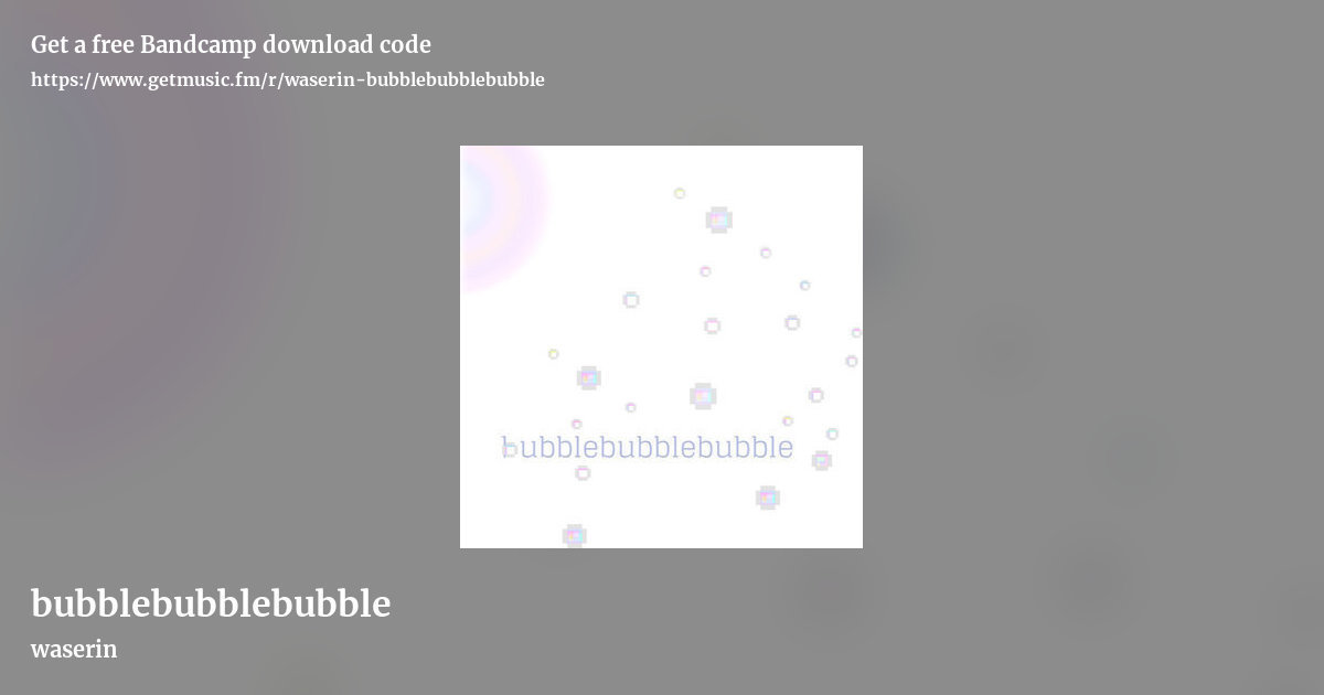 bubblebubblebubble by waserin, landscape promo share image
