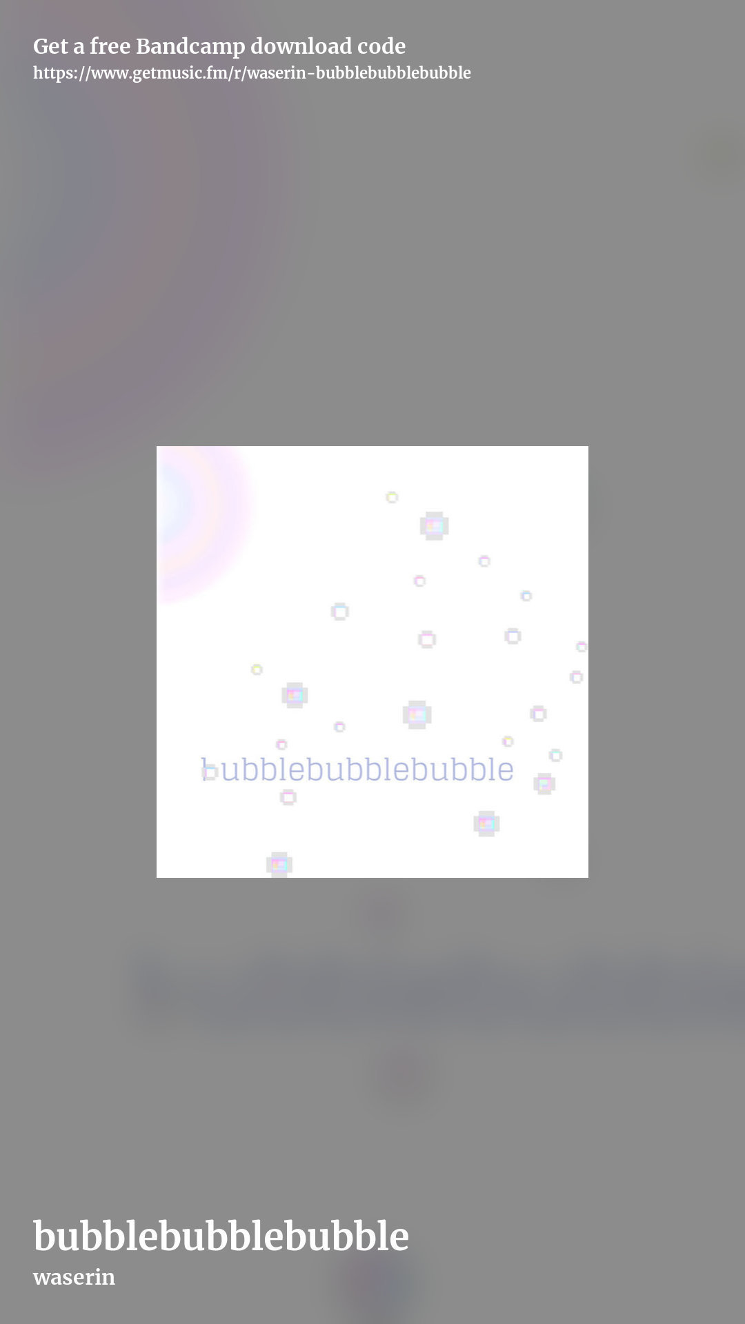 bubblebubblebubble by waserin, story promo share image
