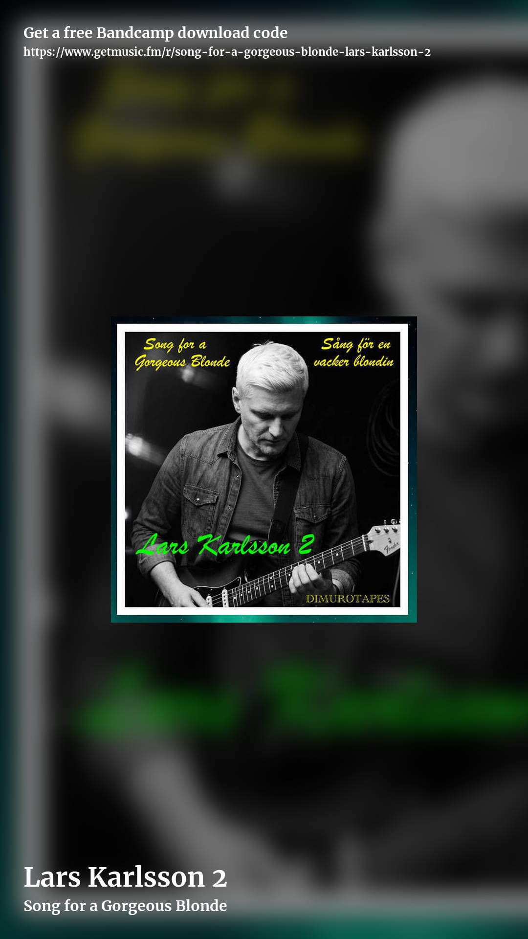 Lars Karlsson 2 by Song for a Gorgeous Blonde, story promo share image