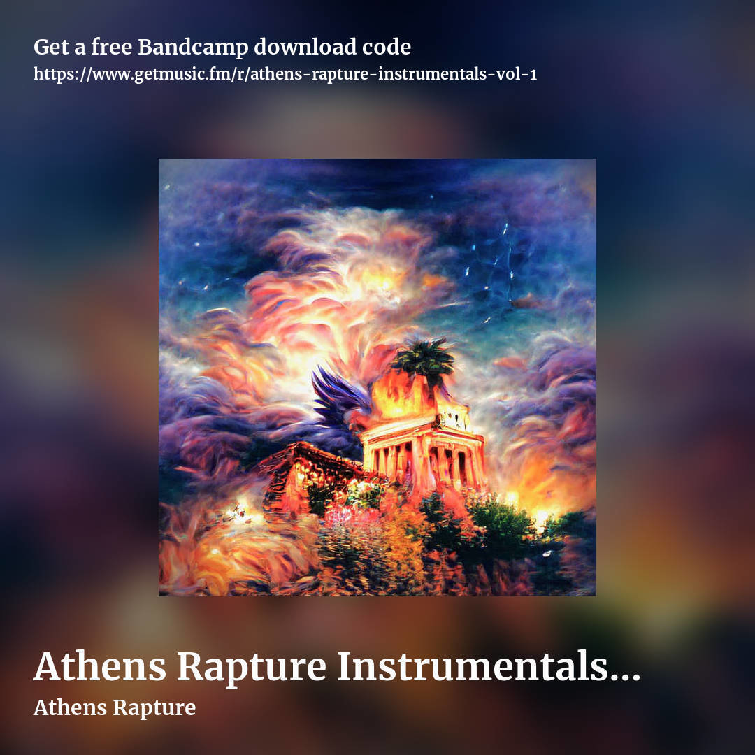 Athens Rapture Instrumentals, Vol. 1 by Athens Rapture, square promo share image