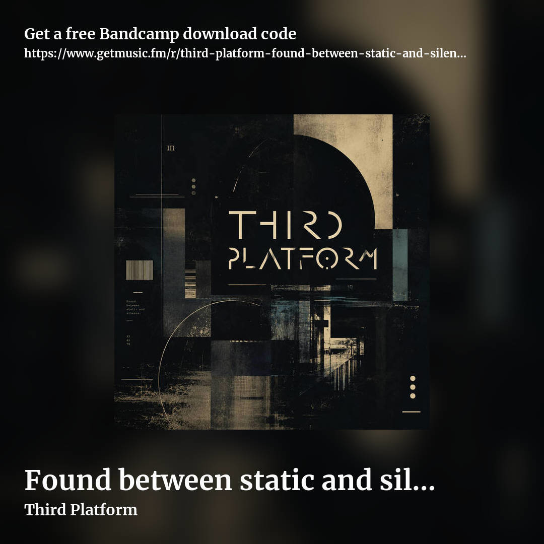 Found between static and silence by Third Platform, square promo share image