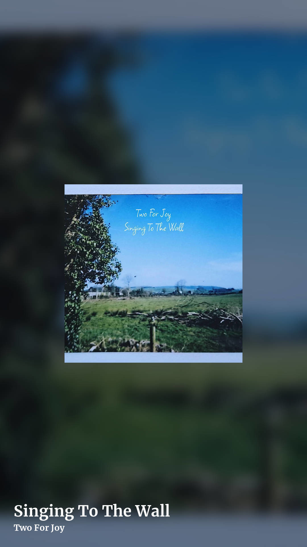 Singing To The Wall by Two For Joy, story clean share image