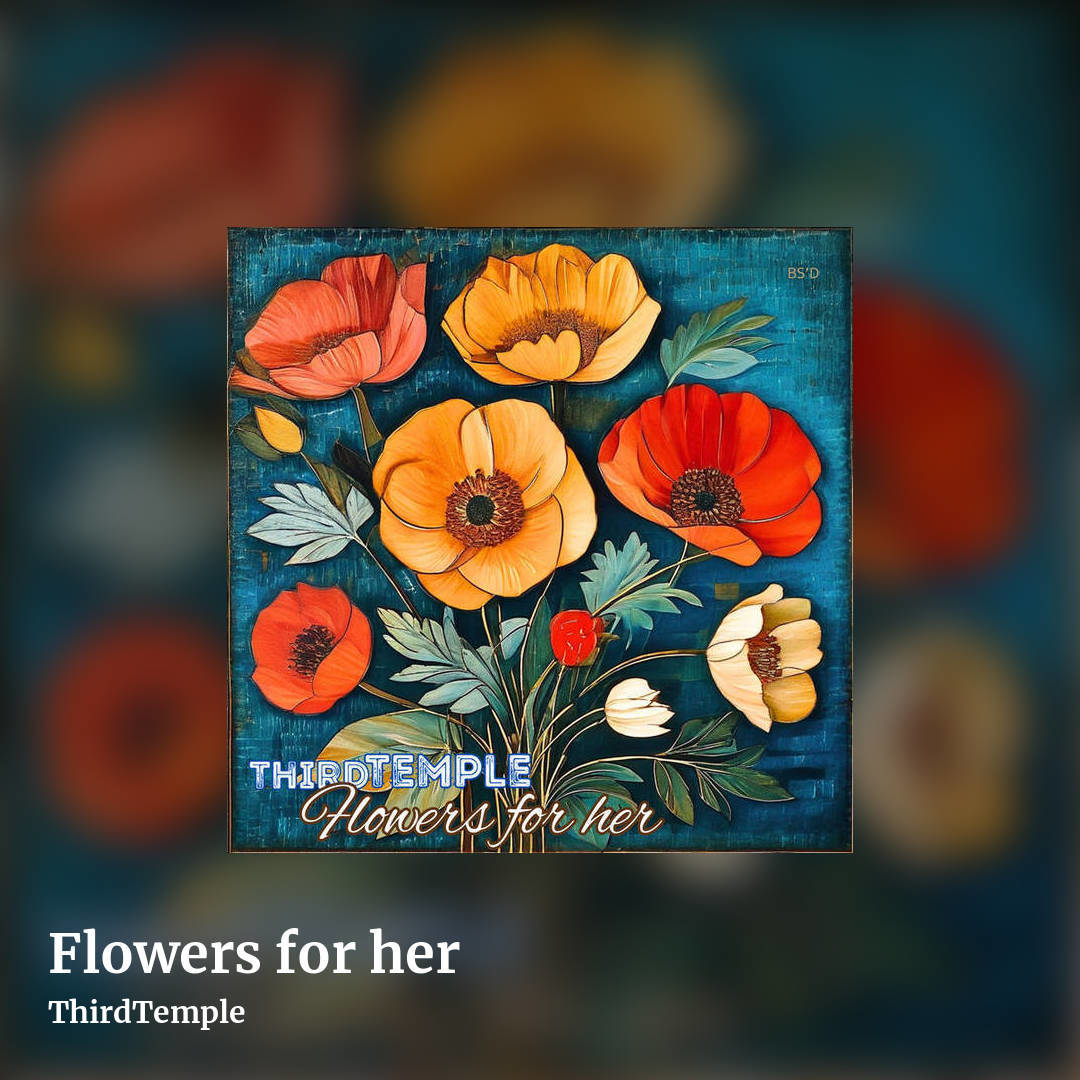 Flowers for her by ThirdTemple, square clean share image