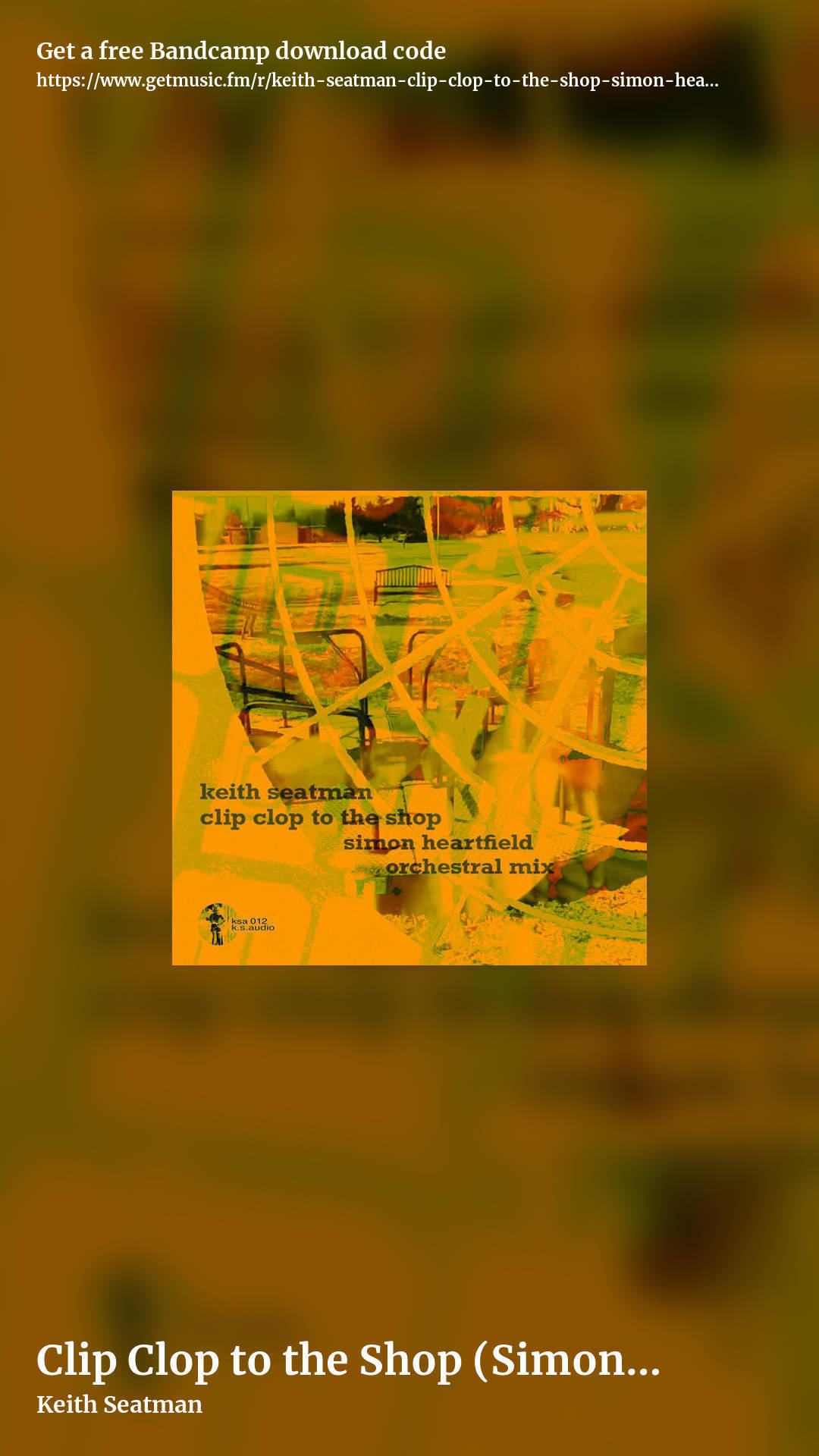 Clip Clop to the Shop (Simon Heartfield Orch Mix) by Keith Seatman, story promo share image