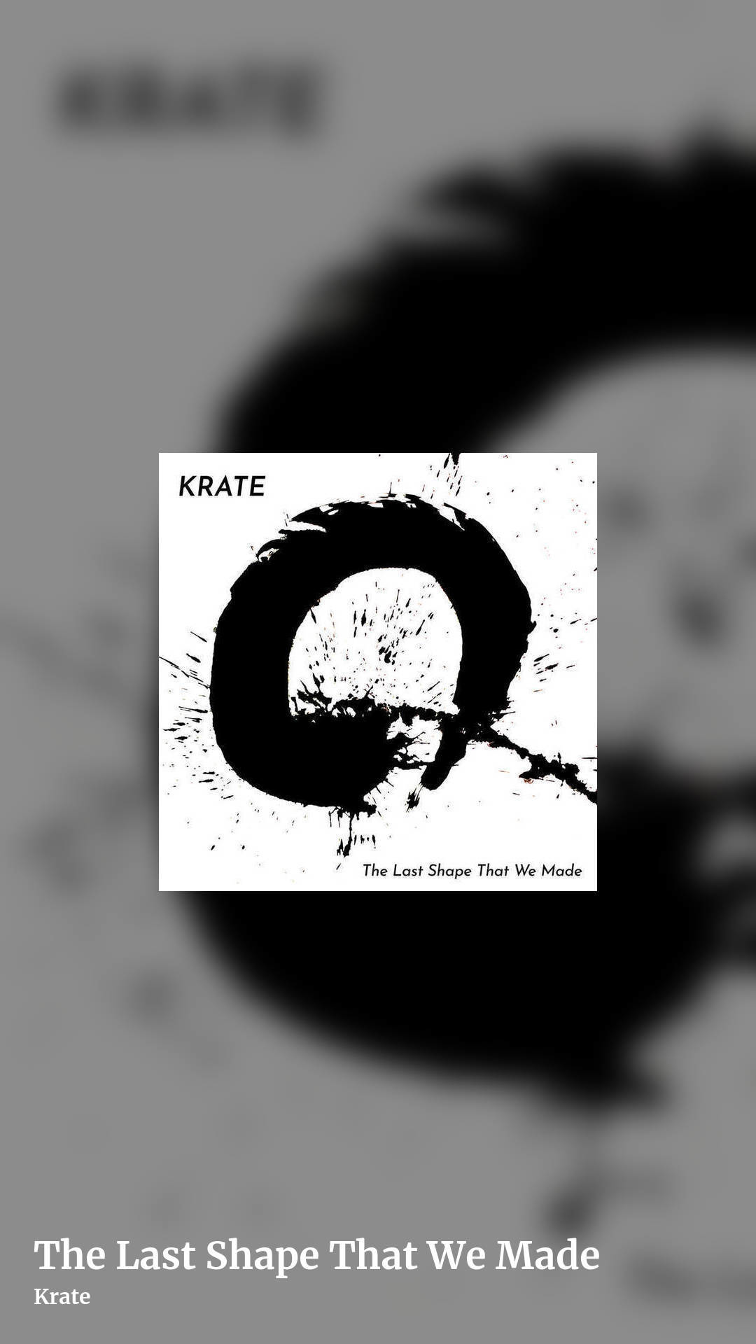 The Last Shape That We Made by Krate, story clean share image