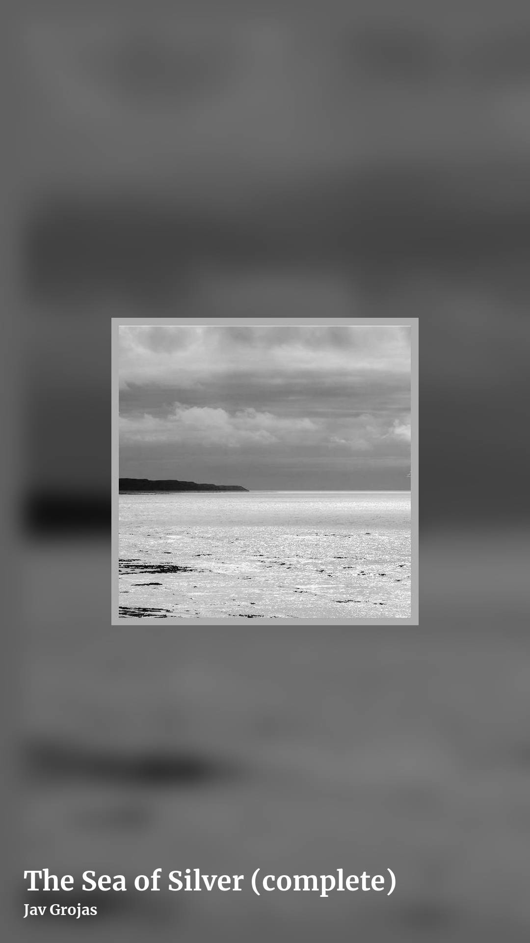 The Sea of Silver (complete) by Jav Grojas, story clean share image