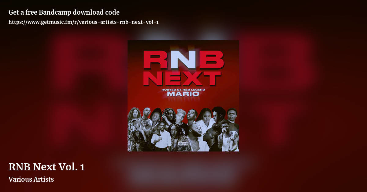 RNB Next Vol. 1 by Various Artists, landscape promo share image