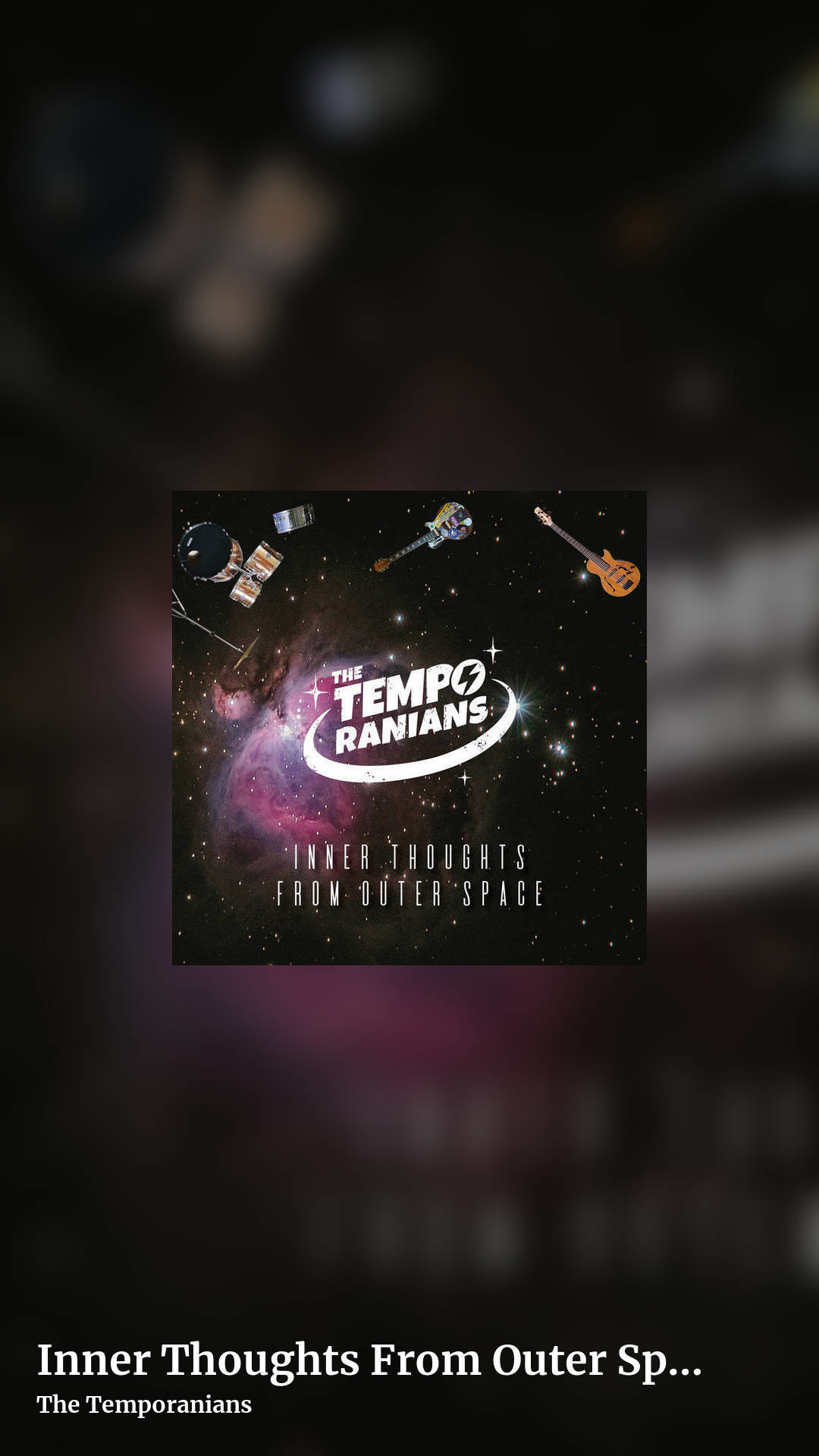 Inner Thoughts From Outer Space by The Temporanians, story clean share image