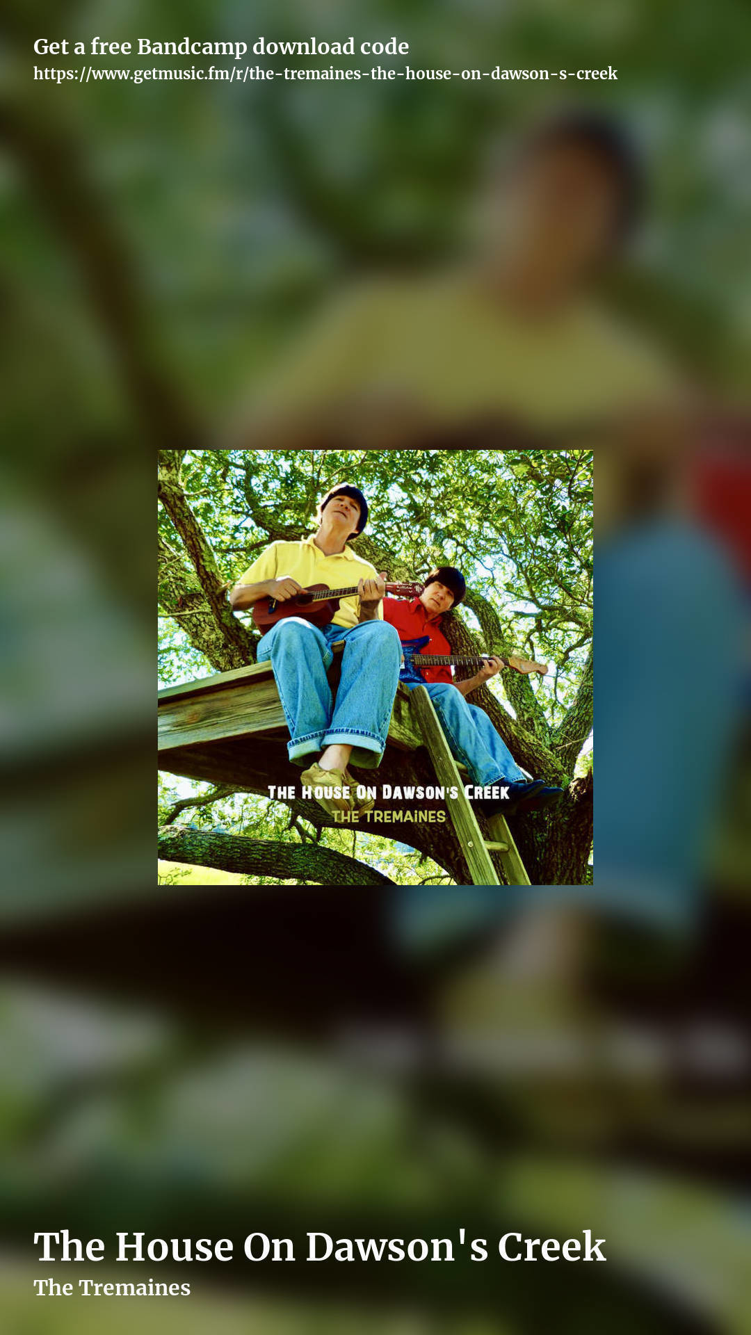 The House On Dawson's Creek by The Tremaines, story promo share image