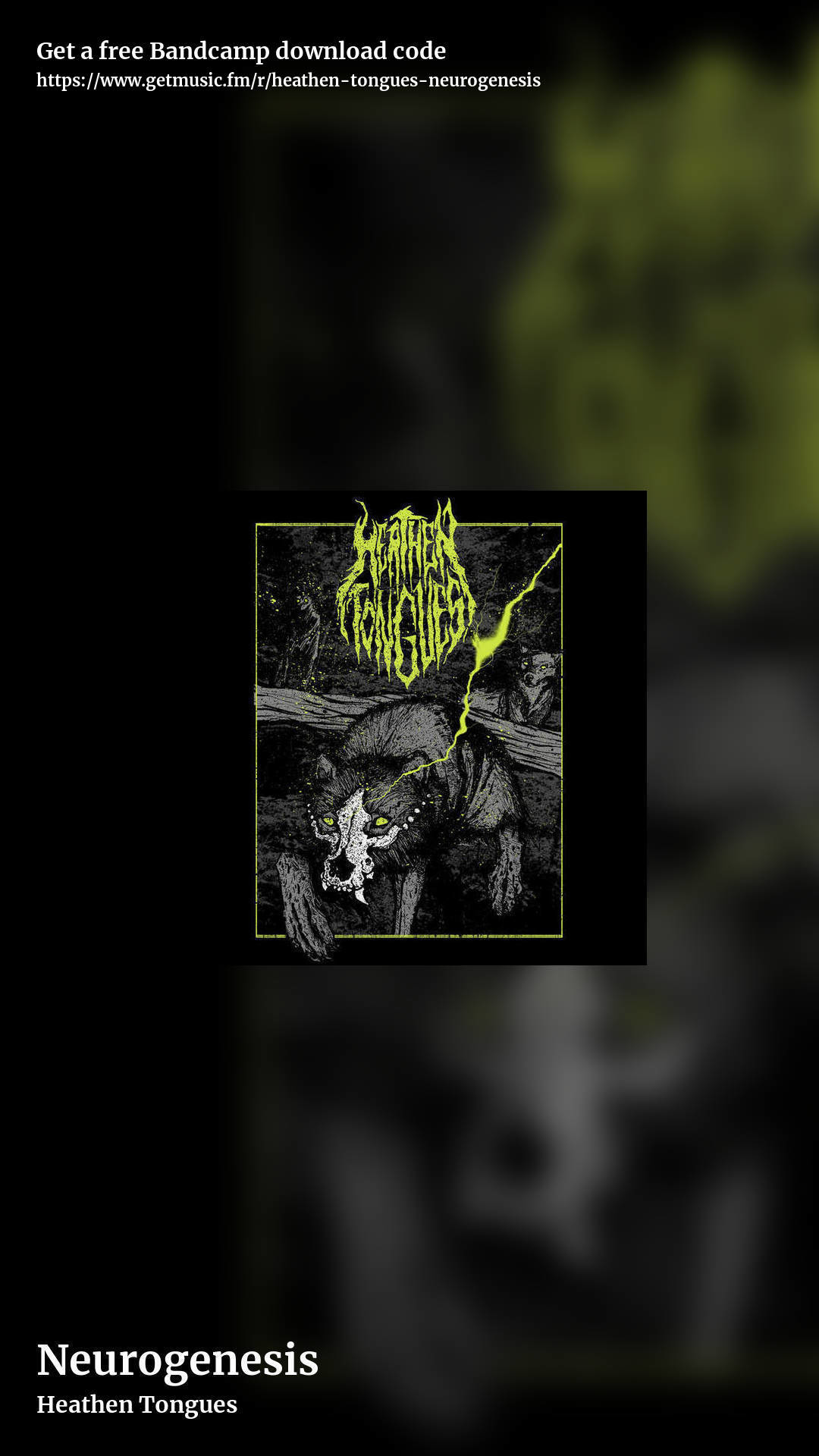Neurogenesis by Heathen Tongues, story promo share image