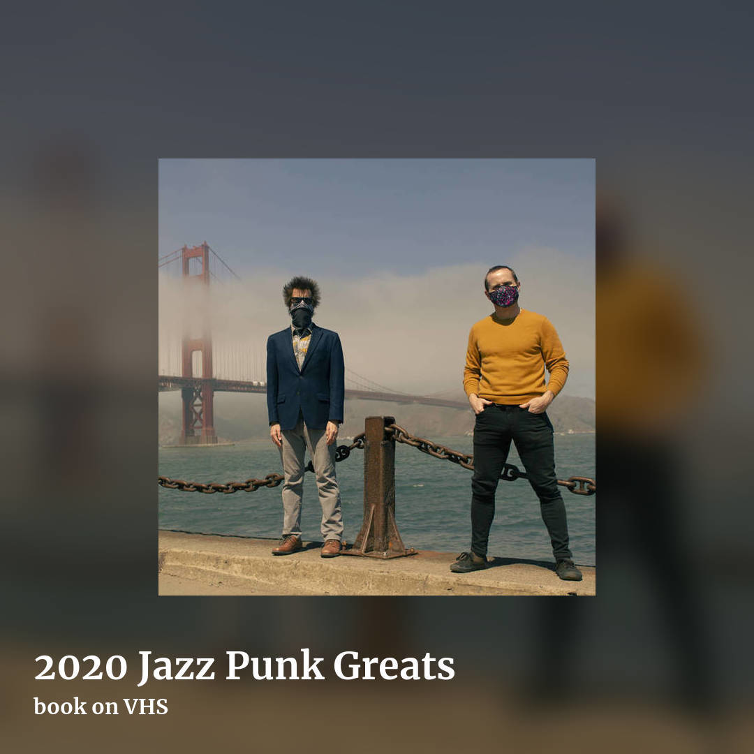2020 Jazz Punk Greats by book on VHS, square clean share image