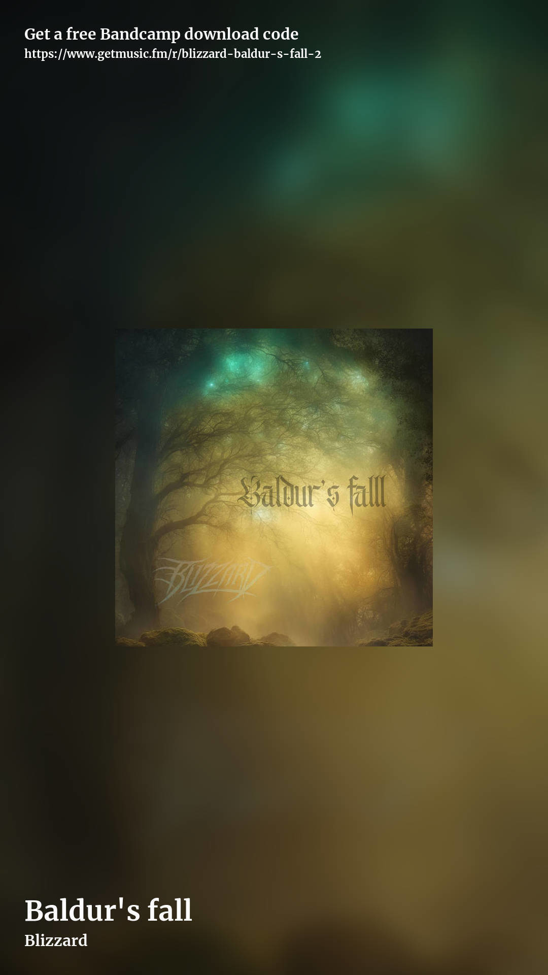 Baldur's fall by Blizzard, story promo share image