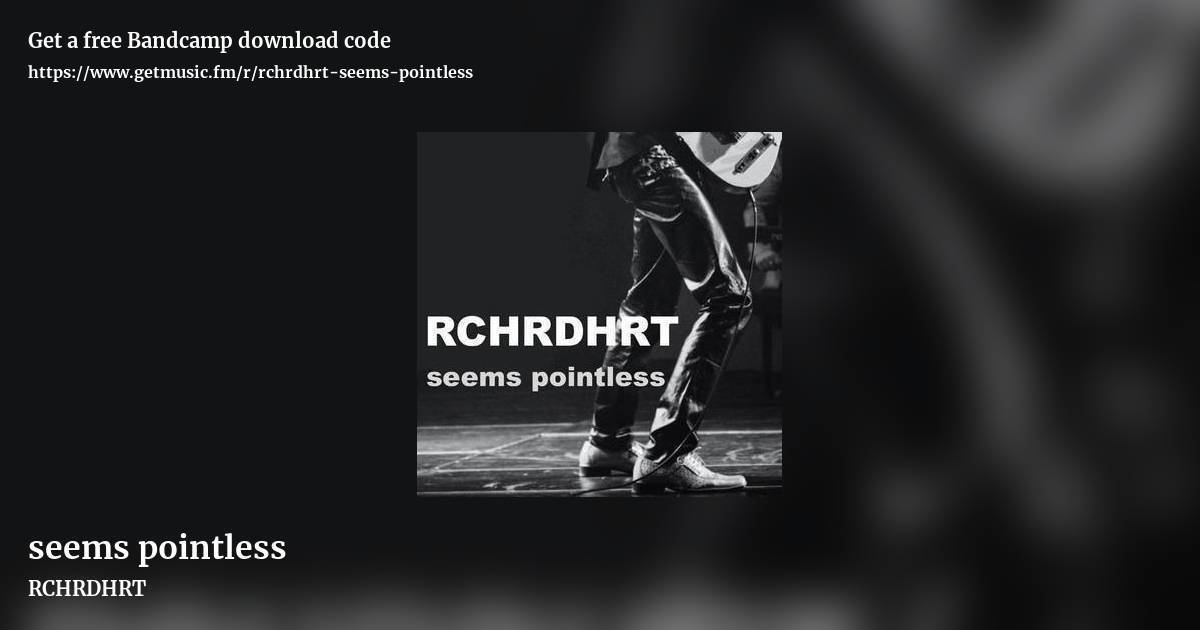 seems pointless by RCHRDHRT, landscape promo share image