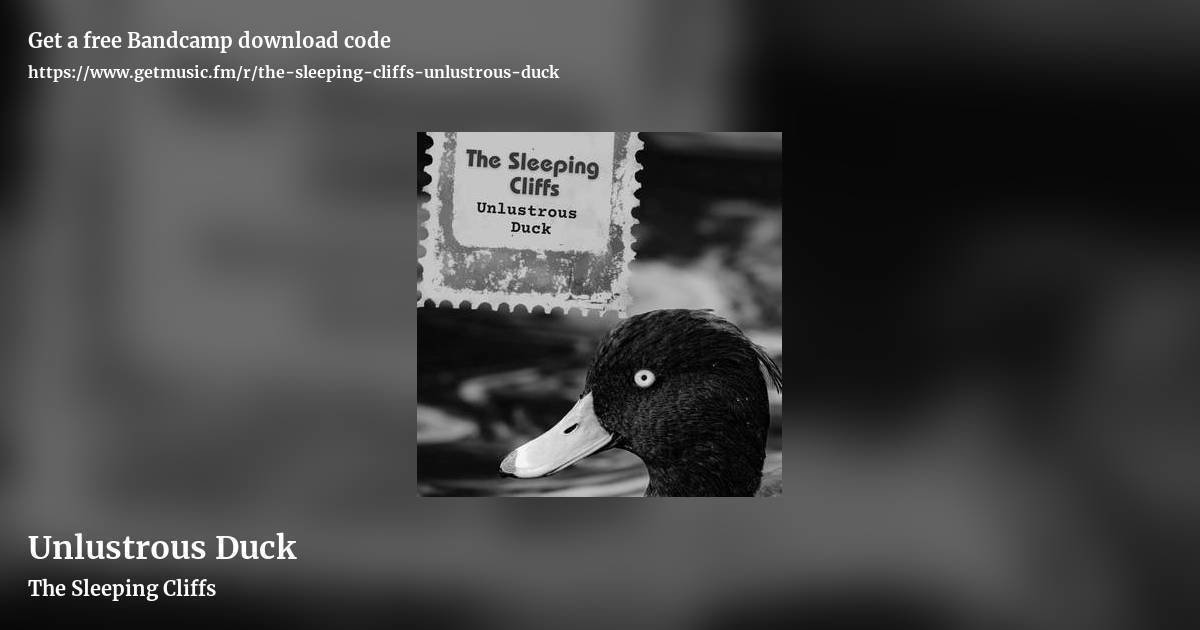 Unlustrous Duck by The Sleeping Cliffs, landscape promo share image