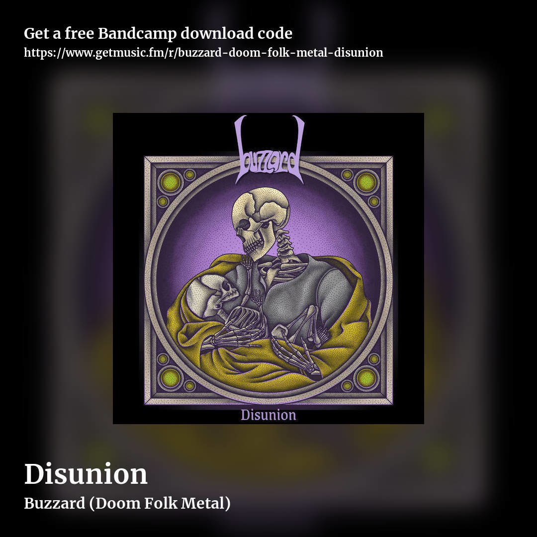 Disunion by Buzzard (Doom Folk Metal), square promo share image