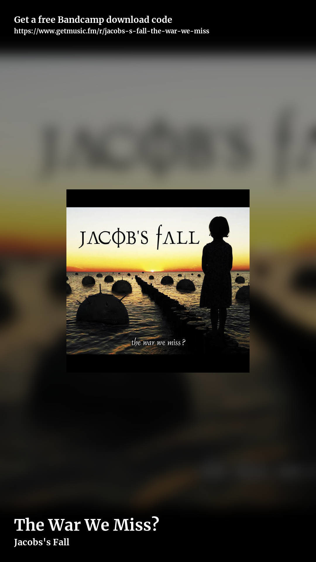 The War We Miss? by Jacobs's Fall, story promo share image