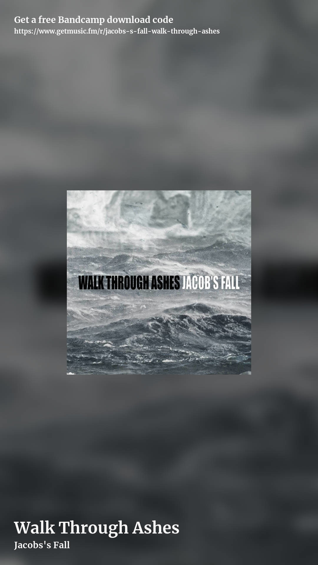 Walk Through Ashes by Jacob's Fall, story promo share image