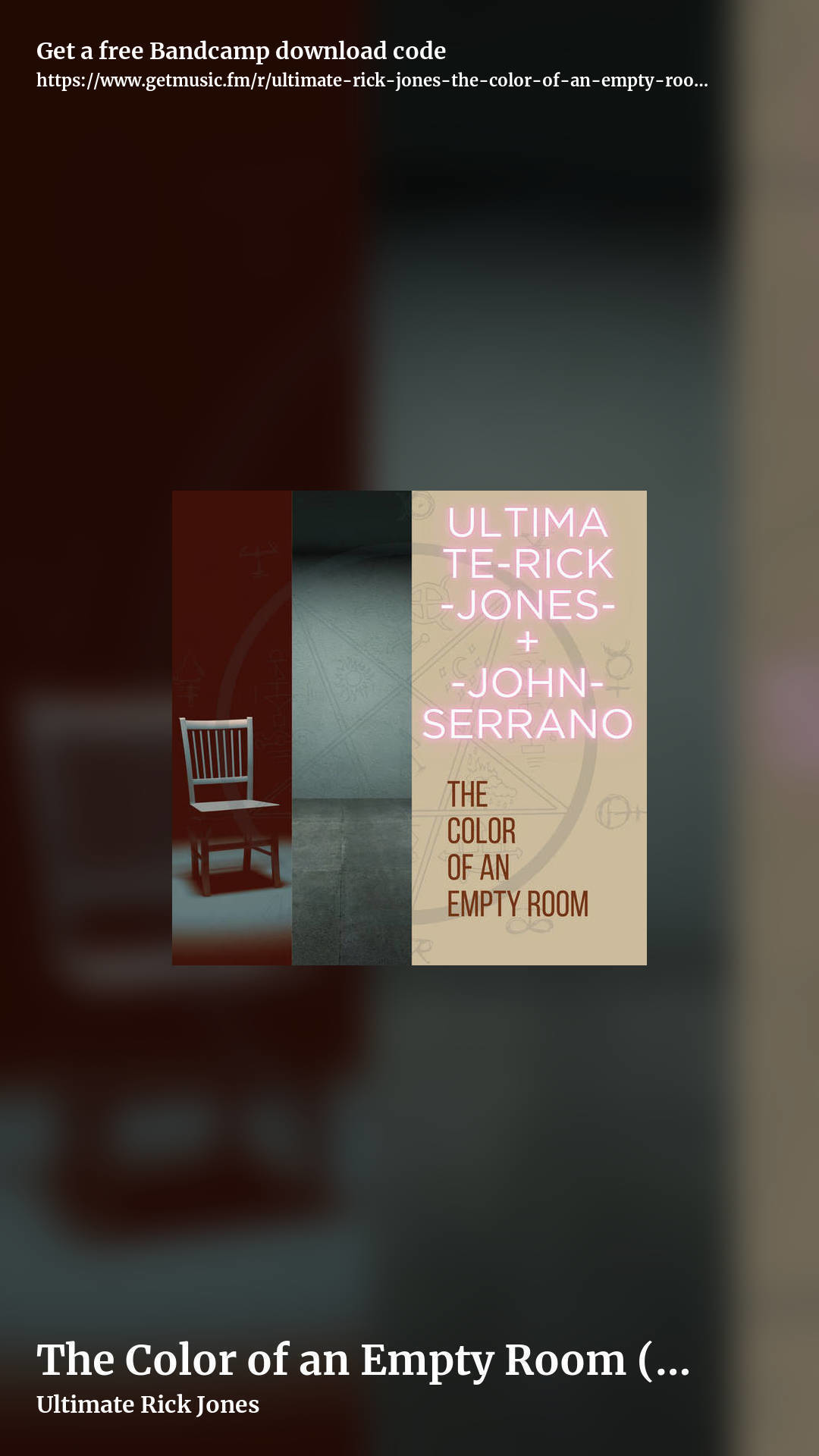 The Color of an Empty Room (featuring John Serrano) by Ultimate Rick Jones, story promo share image