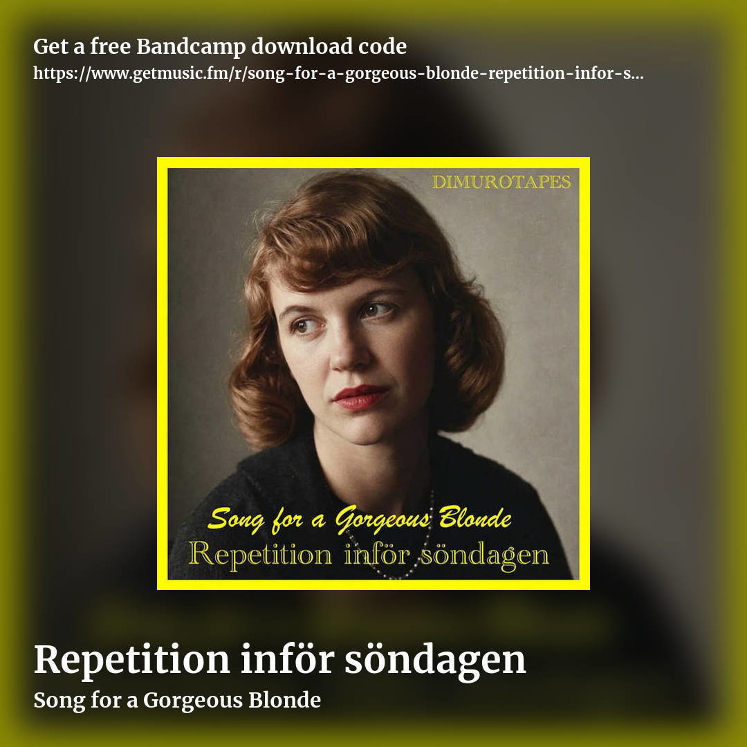 Repetition inför söndagen by Song for a Gorgeous Blonde, square promo share image