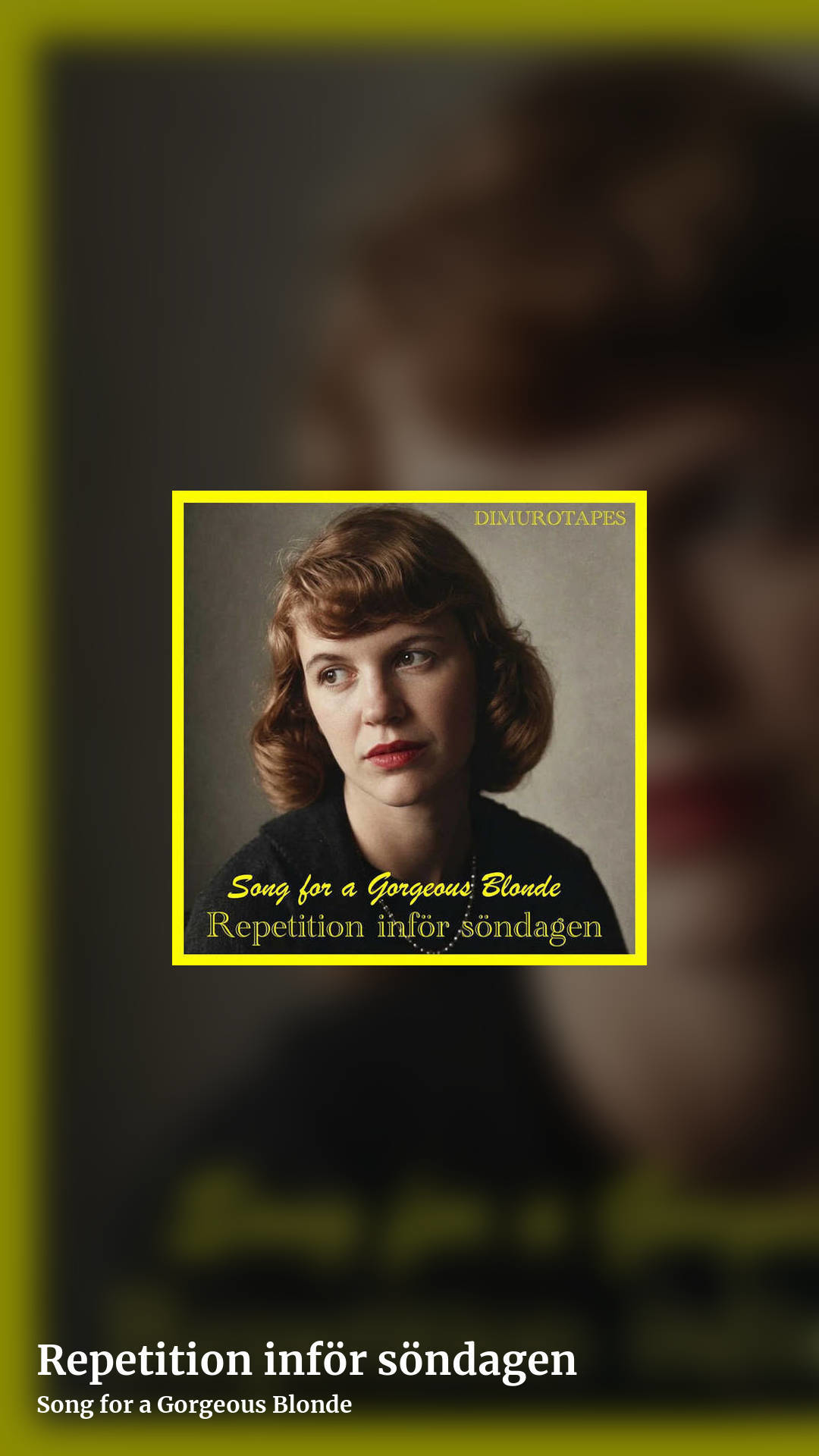 Repetition inför söndagen by Song for a Gorgeous Blonde, story clean share image