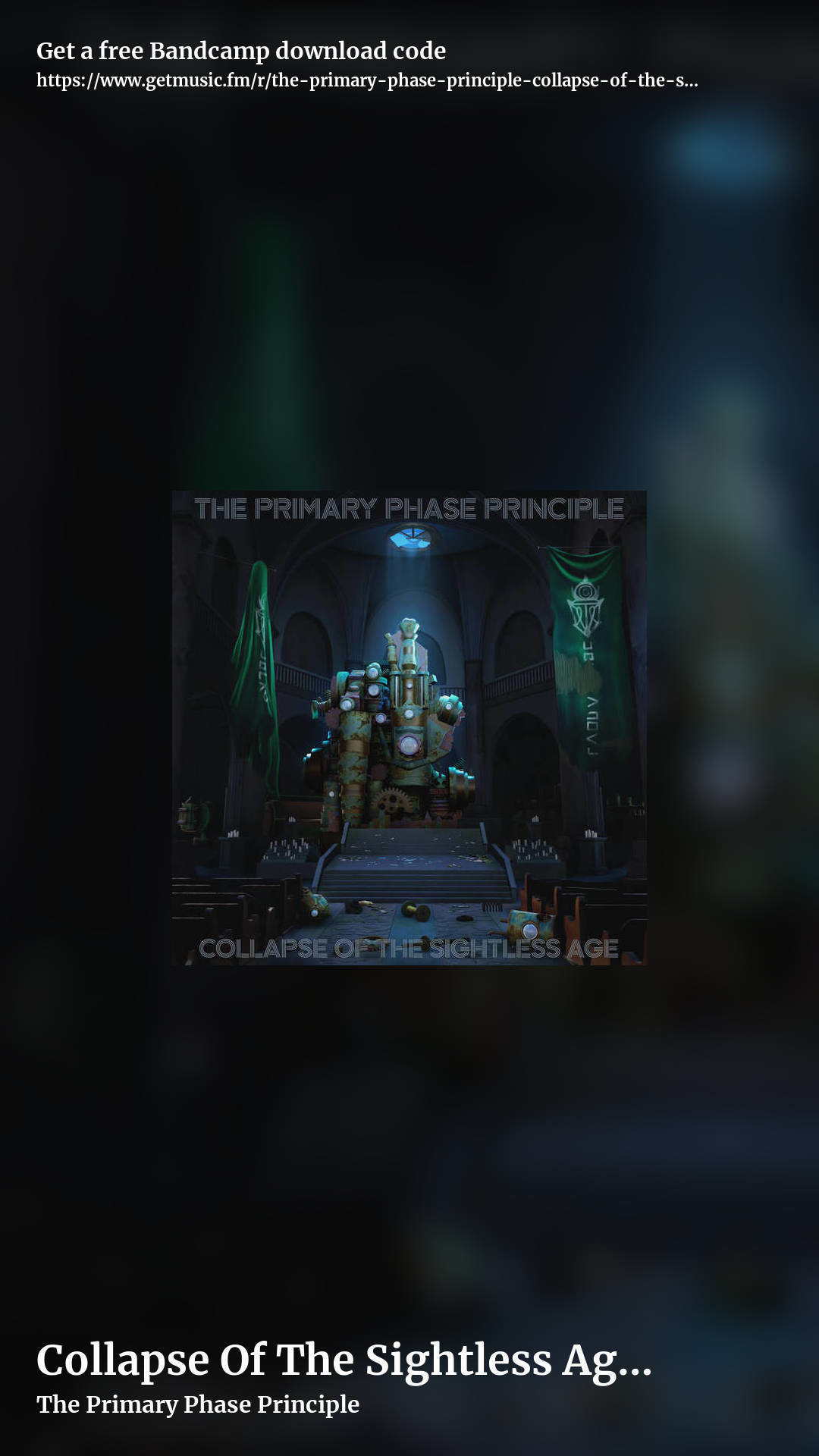 Collapse Of The Sightless Age [Subterranean Ages #2] by The Primary Phase Principle, story promo share image
