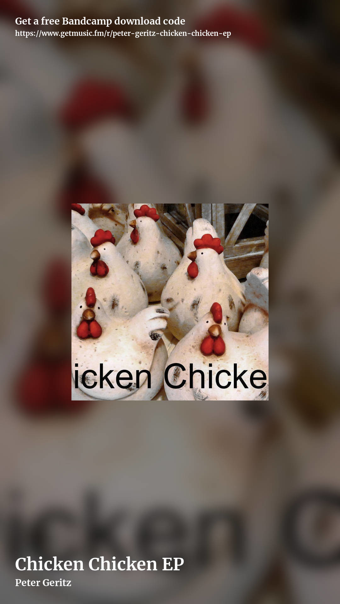 Chicken Chicken EP by Peter Geritz, story promo share image
