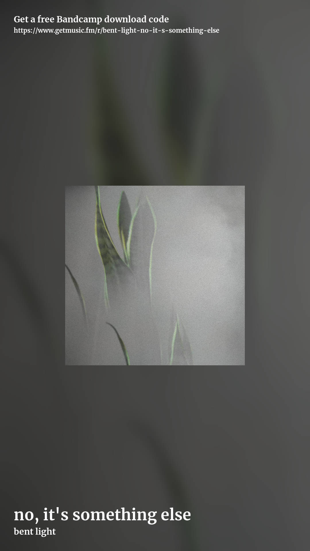 no, it's something else by bent light, story promo share image